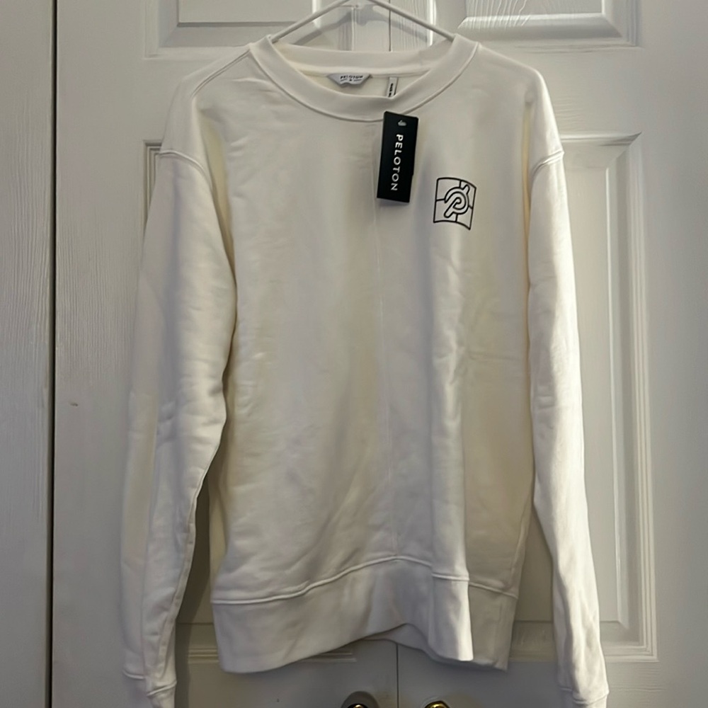 Brand new Peloton terry cloth sweater